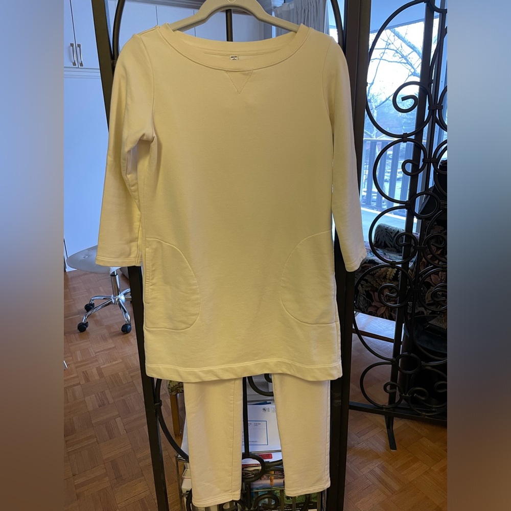 Women's Cream Lounge Set